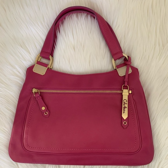 Cole Haan Handbags - NWT. Cole Haan Fuschia Kendal Flat Handbag
